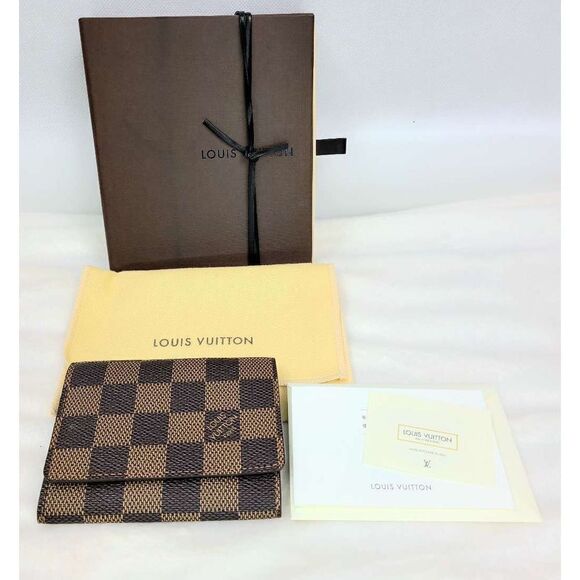 LOUIS VUITTON DAMIER EBENE BUSINESS CARD HOLDER